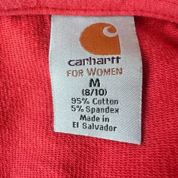 Women's Red Zip-Up Hoodie - Picture 7 of 12